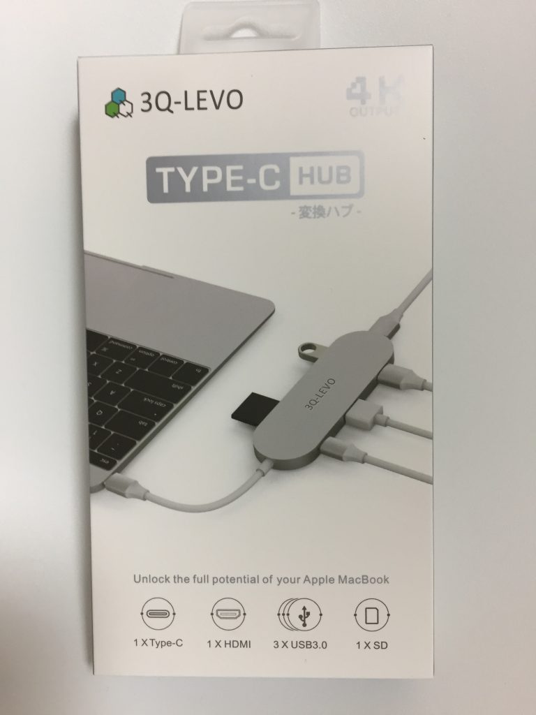 3Q-LEVO TYPE-C HUB ウルトラスリム(超軽量)