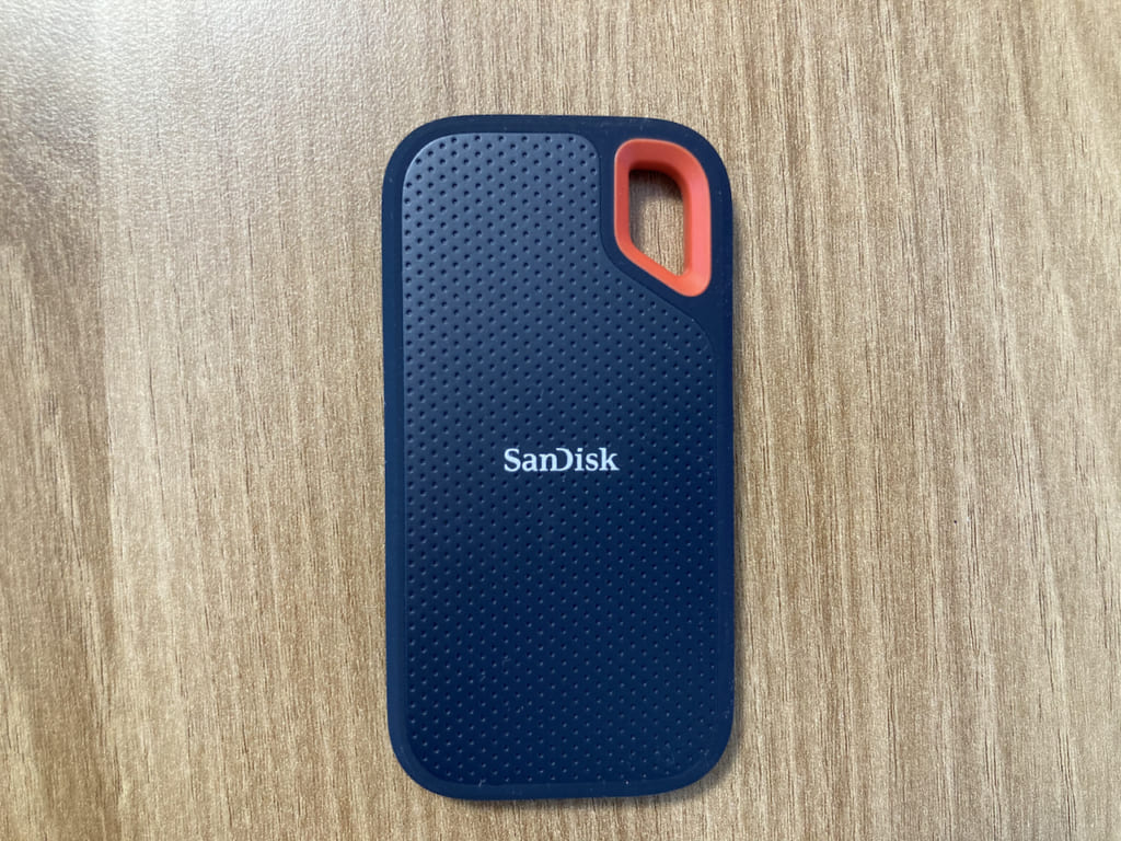 SanDisk PortableSSDの正面